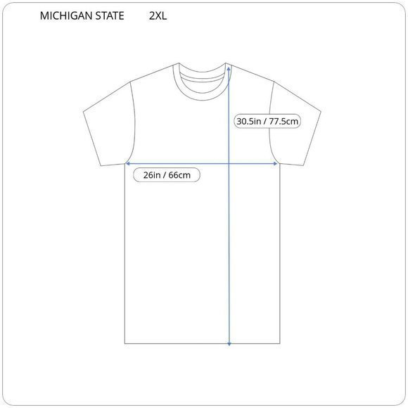 Michigan State Spartans Proedge T-Shirt Shirt Grey Polyester 2XL XXL - Picture 3 of 10